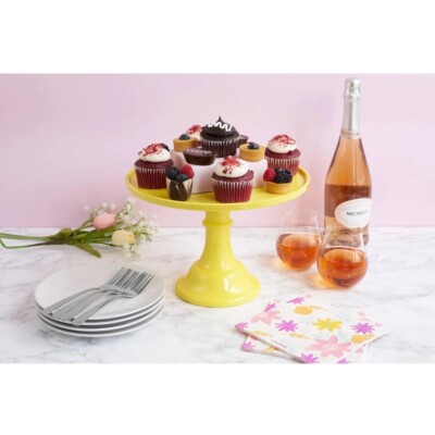 Twine Yellow Melamine Cake Stand