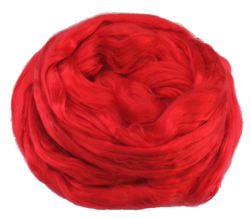 Mulberry or tussah silk roving for spinning felting fiber doll hair 0.5oz/15g - Picture 23 of 23