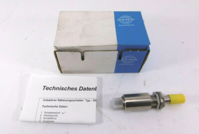 EGE Elektronik Induktiver Näherungsschalter | IGM 91077_Ö | 16...32V DC Öffner