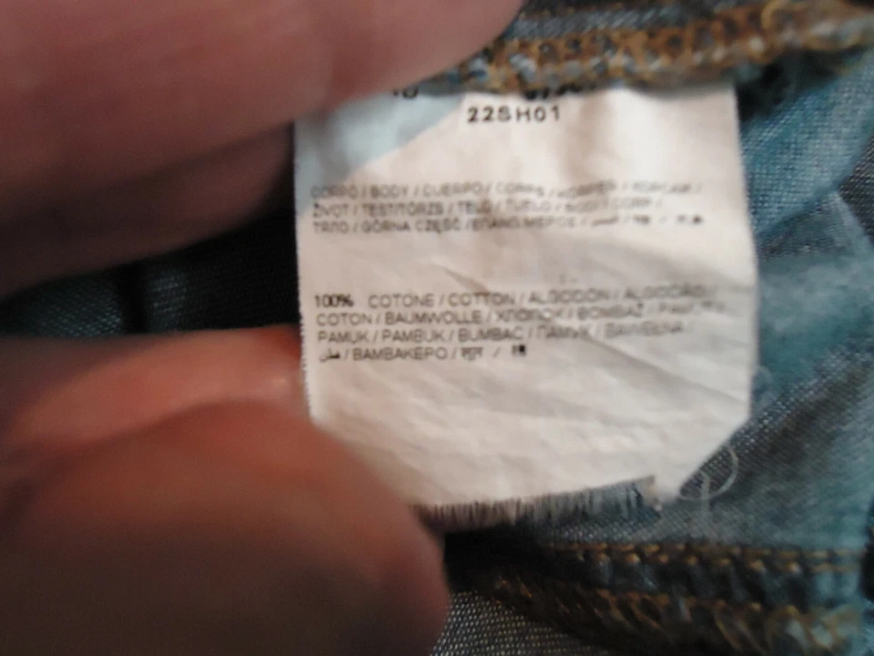 Camisa vaquera de manga larga con botones a presión azul OVS para niña talla 12 – 13 158 cm Foto 4 de 4