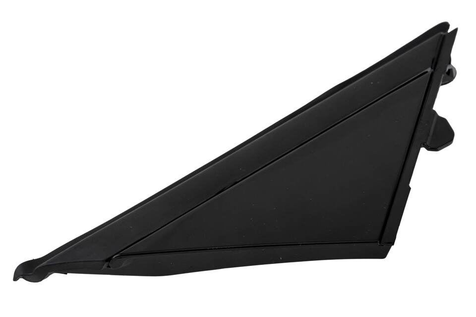 Moulure triangle rétro droit pour Fiat 500 noir brillant, cache de rétroviseur pièce 735426886
