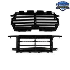 Upper+Lower Radiator Grille Air Shutter For 2018 19 2020 Ford F-150 With Motor