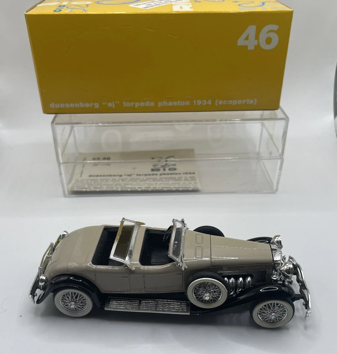 Duesenberg 1934 Year of Manufacture Vintage Manufacture Diecast