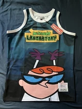 NEW Headgear Classics Dexter’s Laboratory Jersey Mens XL Cartoon Network TV NWT