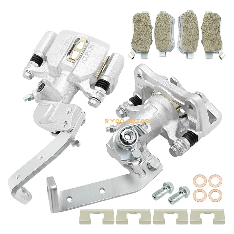 2 Pack Rear Brake Calipers w/Ceramic Pads for Honda Big Red 700 MUV700 2009-2013 - Image 2 of 4