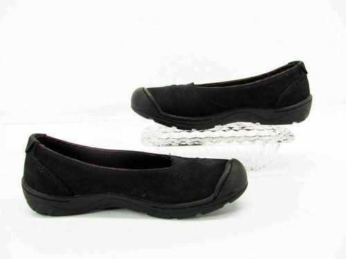 Keen Women Shoe Sterling City Size 6M Black Ballet Flat Pre Owned qp - Picture 8 of 12