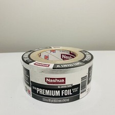 Nashua Premium Foil Tape 324A, 2.5 in. x 60 yd. Durable, Heavy Duty New/Sealed