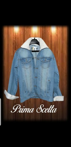 Denim jacket men, Women, Ice blue and 