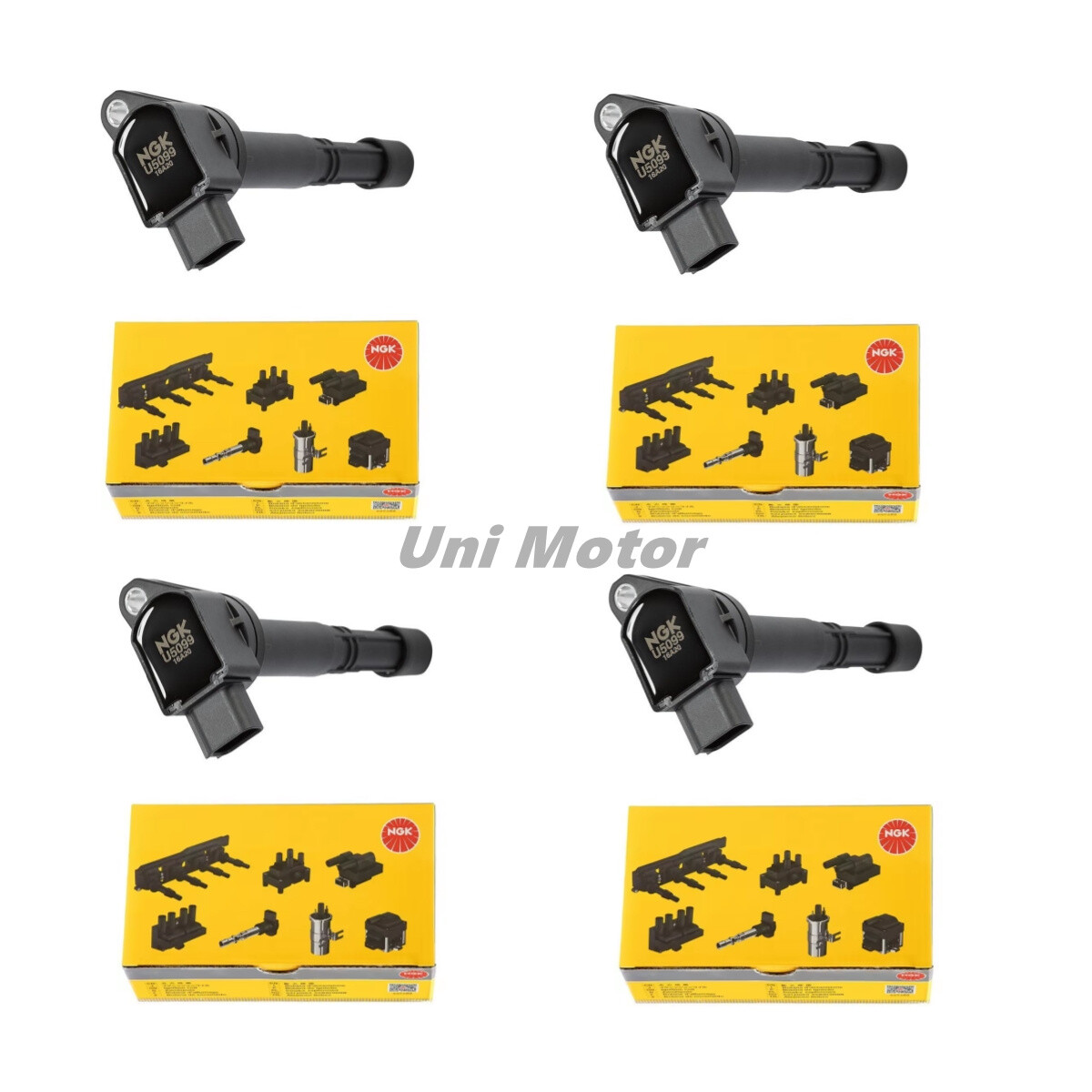 06K127025A 4x OEM NGK Ignition Coil For Honda Element L4 03-11 Accord 03-07 2.4L