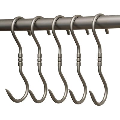 5x 260mm Drehhaken Fleischerhaken Fleischhaken S Haken Metzgerei Angler Zubehör