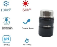 Image of 500ml Thermos Thermocafe Stainless Steel Food Flask
