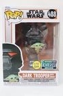Funko Pop! Star Wars: Dark Trooper with Grogu Glow-in-the-Dark EE Exclusive #488