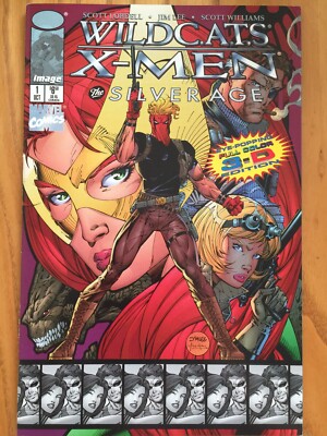 WILDC.A.T.S X-MEN THE SILVER AGE ONE SHOT FULL COLOR 3-D EDITION 1997