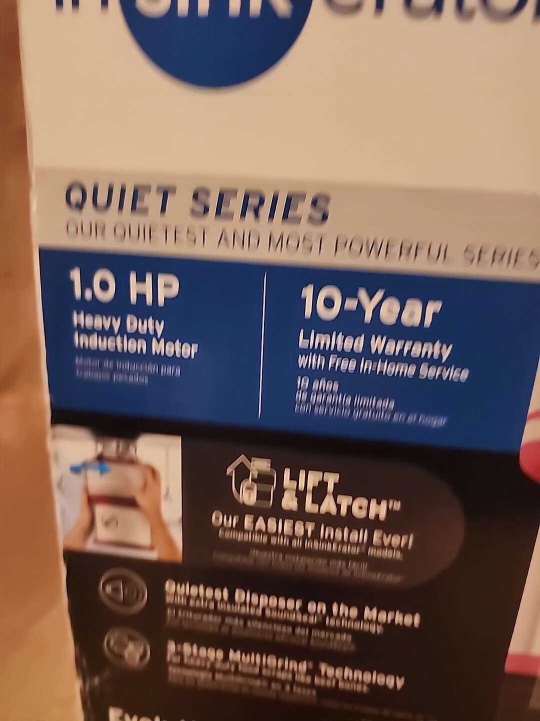 Insinkerator Evolution Supreme SS 1 HP Quiet Series Lift &