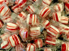 Peppermint Mint Twists Hard Candy- Bulk Candy- (Two Pounds)