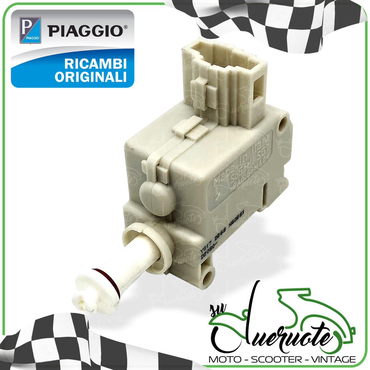 Pulsante Apertura Sella Per Piaggio Beverly, MP3, Liberty, Vespa GTS, X8, X9, X10, X Evo - Ricambio Compatibile - Foto 3