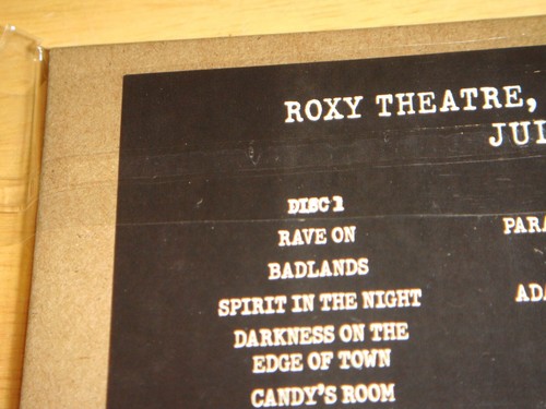 Springsteen LIVE 7/7/1978 THE ROXY Los Angeles 3CD DARKNESS ON THE EDGE OF TOWN - Picture 8 of 9