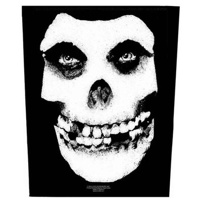 Misfits Backpatch Rückenaufnäher · Face Skull · Offizieller Band Merch