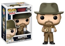 Funko POP! Figura Vinilo Televisión Stranger Things Jim Hopper con Donut #512