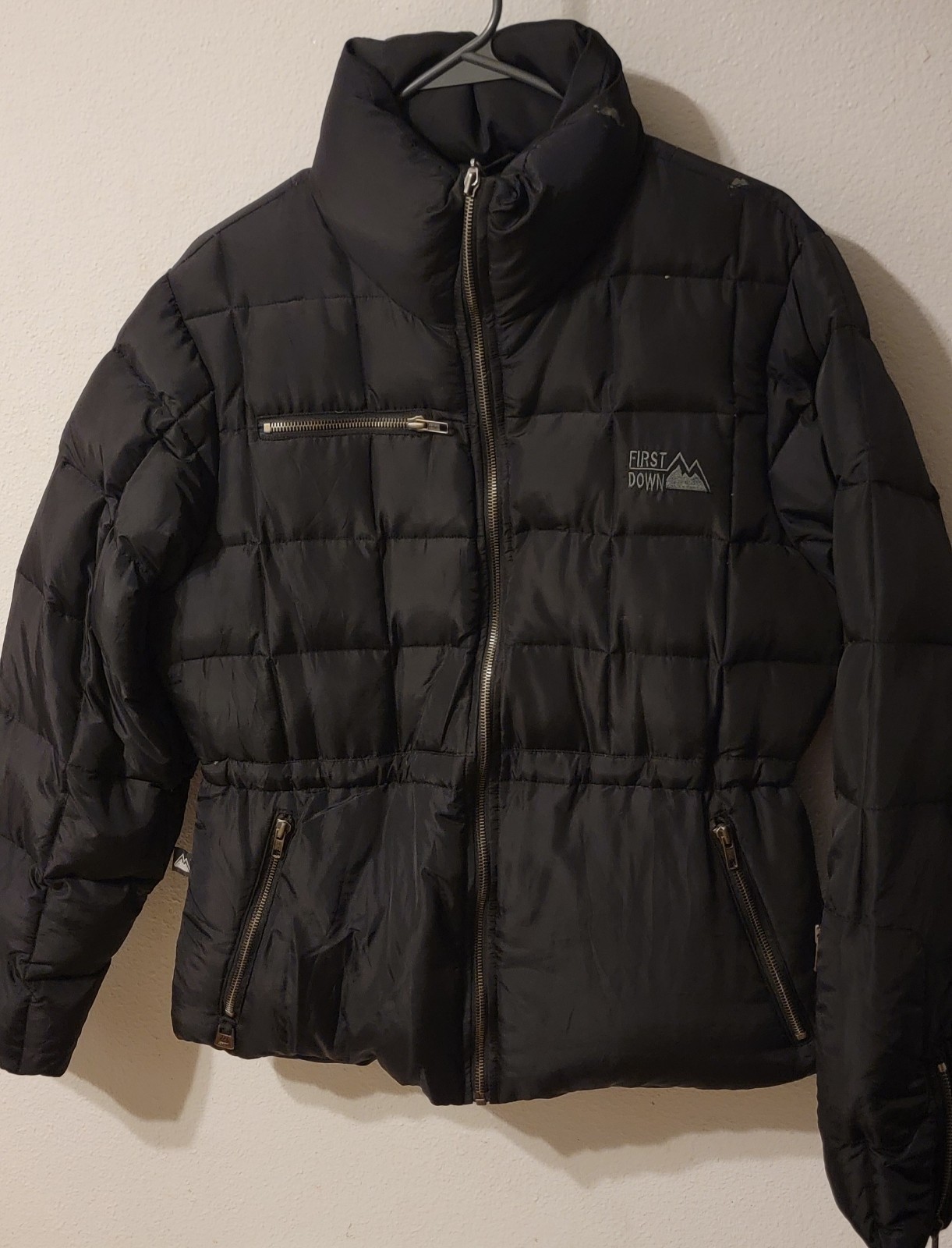First Down Down Filled puffer jacket Size Medium … - image 3