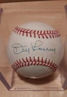 Don Larsen Autographed OAL Baseball, Rawlings, Perfect Game World Series