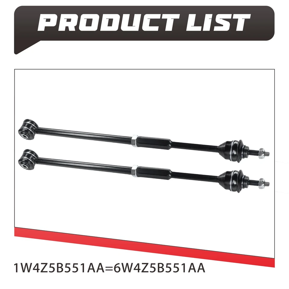 2Pcs Rear Control Arms Tie Rods Assembly For Jaguar S-Type XF XJ F-Type XKR - Изображение 3 из 4