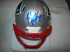 ROB GRONKOWSKI SIGNED AUTOGRAPHED SPEED MINI HELMET NEW ENGLAND PATRIOTS GRONK