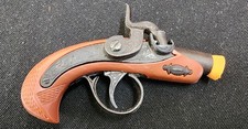1960's Marx Toys: Cap Derringer With Box - Historic Miniature Gun - Works