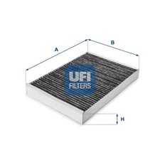 UFI Innenraumfilter 54.101.00 Aktivkohlefilter für AUDI C5 4B2 A6 4B5 SEAT 4B4