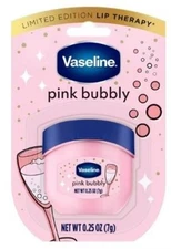 Vaseline Pink Bubbly Lip Therapy Limited Edition .25 Oz Moisturizer Shimmer Balm