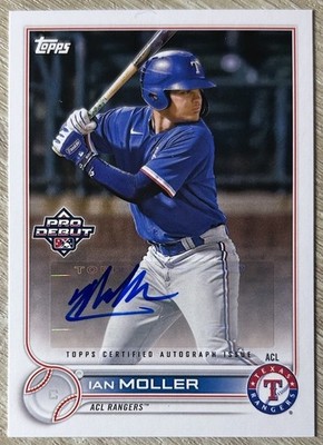 2022 Topps Pro Debut Ian Moller Auto #PD-5