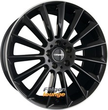 4 Alufelgen CARMANI CA 17 FRITZ Black Lip Polish 8,5x20 ET35 5x112 20 Zoll