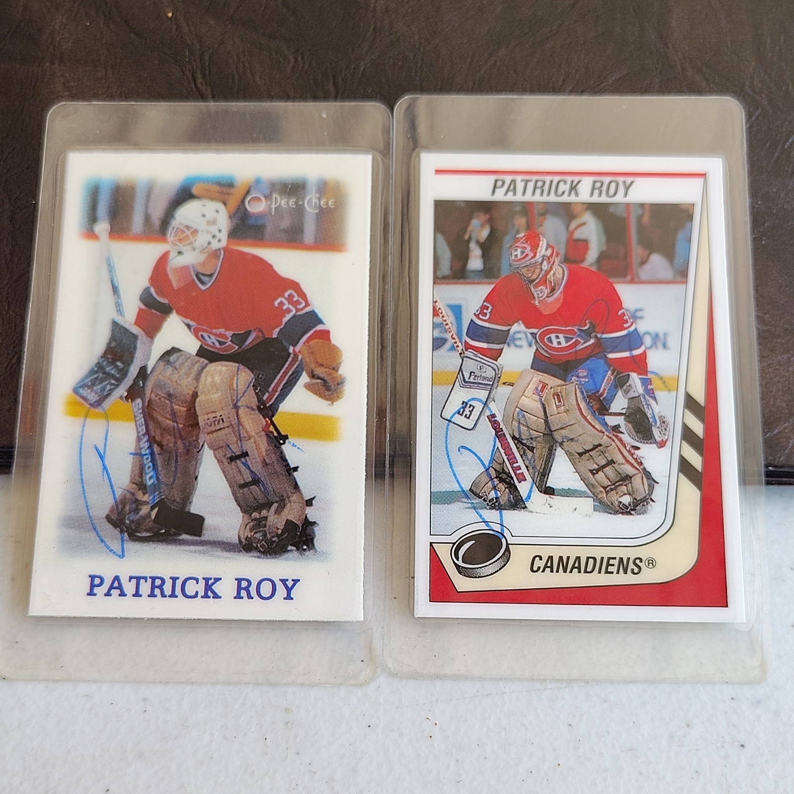 AUTOGRAPHED PATRICK ROY Set