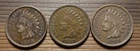 1898, 1899, 1899, Indian Head  Cent  Very Fine/VF+, Lot Of 3 (1I)
