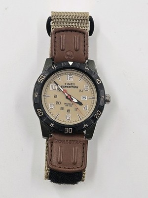 TIMEX EXPEDITION Indiglo Men's Rugged Hook and Loop Band Watch 