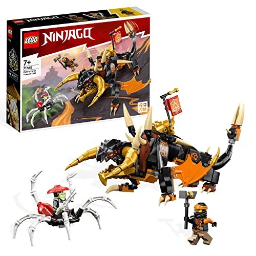 LEGO Ninjago Dragón de Tierra EVO de Cole, Animal de Juguete para Niños y Niñas,