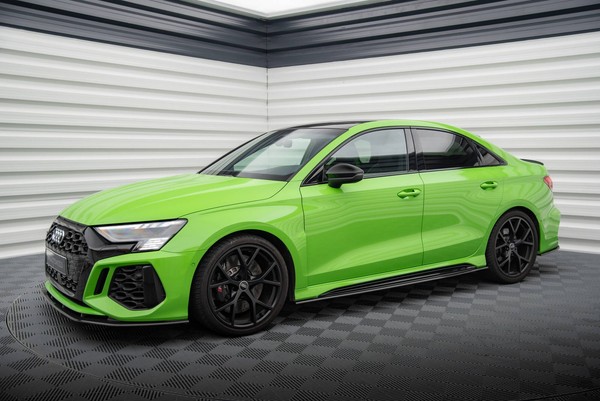 Maxton Design Carbon Seitenschweller Ansatz (Paar) Passend FüR Audi RS3 Limousin-image