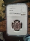 1948 D Washington Quarter NGC MS 65