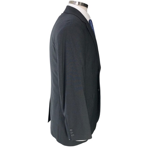 Brooks Brothers Blazer Herren 38 S Grau Stretch Wolle Anzugjacke Zwei Knopf - Bild 10 von 19