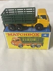 Vintage Matchbox Lesney No 4 Dodge Stake Truck with Original Box Excellent