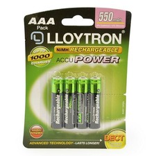 4 x ULTRAMAX AAA  NI-MH RECHARGEABLE BATTERIES R03 DIGITAL CAMERA SOLAR LIGHTS 1.08 per battery