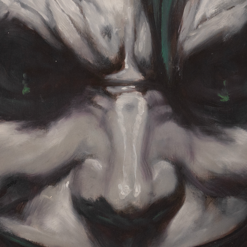 Antonio de Luca Original Opera Oil On Canvas 70x100 "It's a Joke" Joker Batman - Picture 9 of 12
