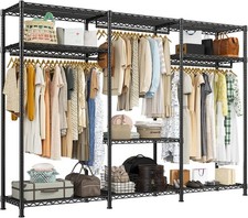 Clothes Ra Heavy Duty Load 795LBS Portable Clothing Ras for