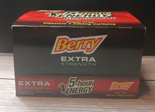 5 Hour Energy Extra Strength Berry 1.93 oz Shots Five Sugar Free 12 Count Box