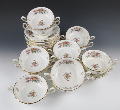 27 Pc. Minton Marlow Cream Soup Bowl & Saucer Set