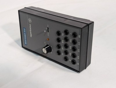 GE Marquette ECG Simulator patient monitor tester, 12 lead ports, E8007MH