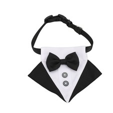 Dog Tuxedo With D Nylon Washable Skin Friendly Dog Wedding Collar For Year