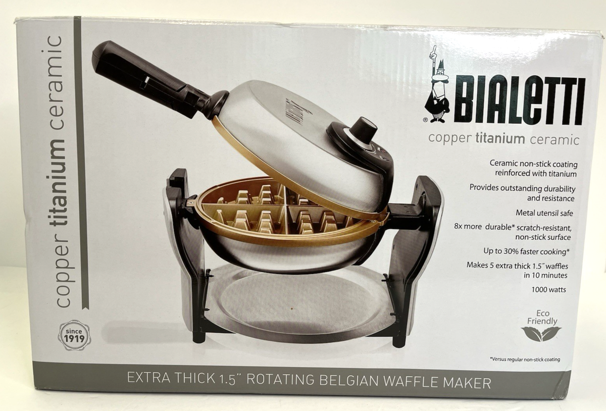 Bialetti Rotating Ceramic Copper Titanium Belgian 7.0