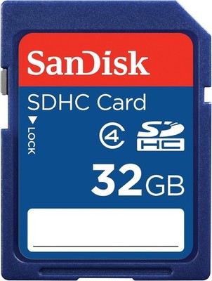 SANDISK 32 GB Class 4 SD Flash Memory Card SDSDB-032G-B35