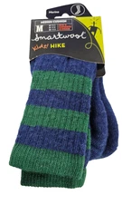 Smartwool Kids Hike Medium Stripe Crew Cadet/Green